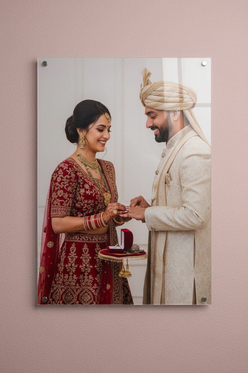 12x18 Premium Large Acrylic Wall Frame - UV Print Photo Frame