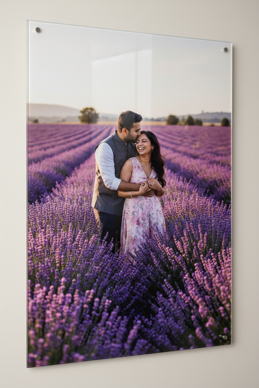12x18 Premium Large Acrylic Wall Frame - UV Print Photo Frame