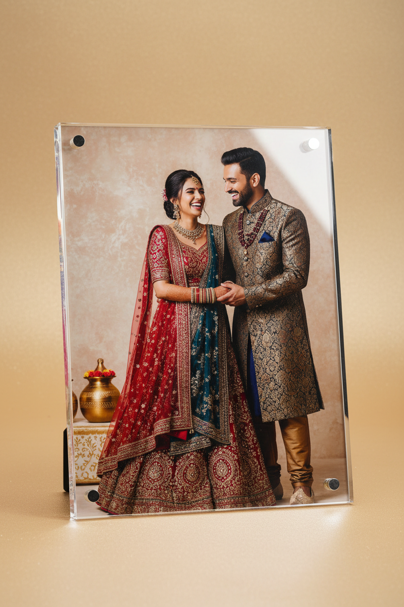 3mm 4x6 Premium Acrylic Photo Frame - Heavy Quality UV Print