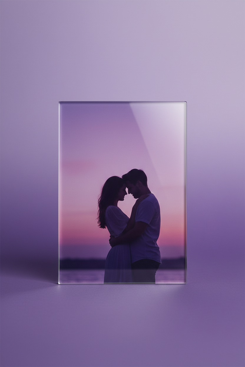 3mm 4x6 Premium Acrylic Photo Frame - Heavy Quality UV Print