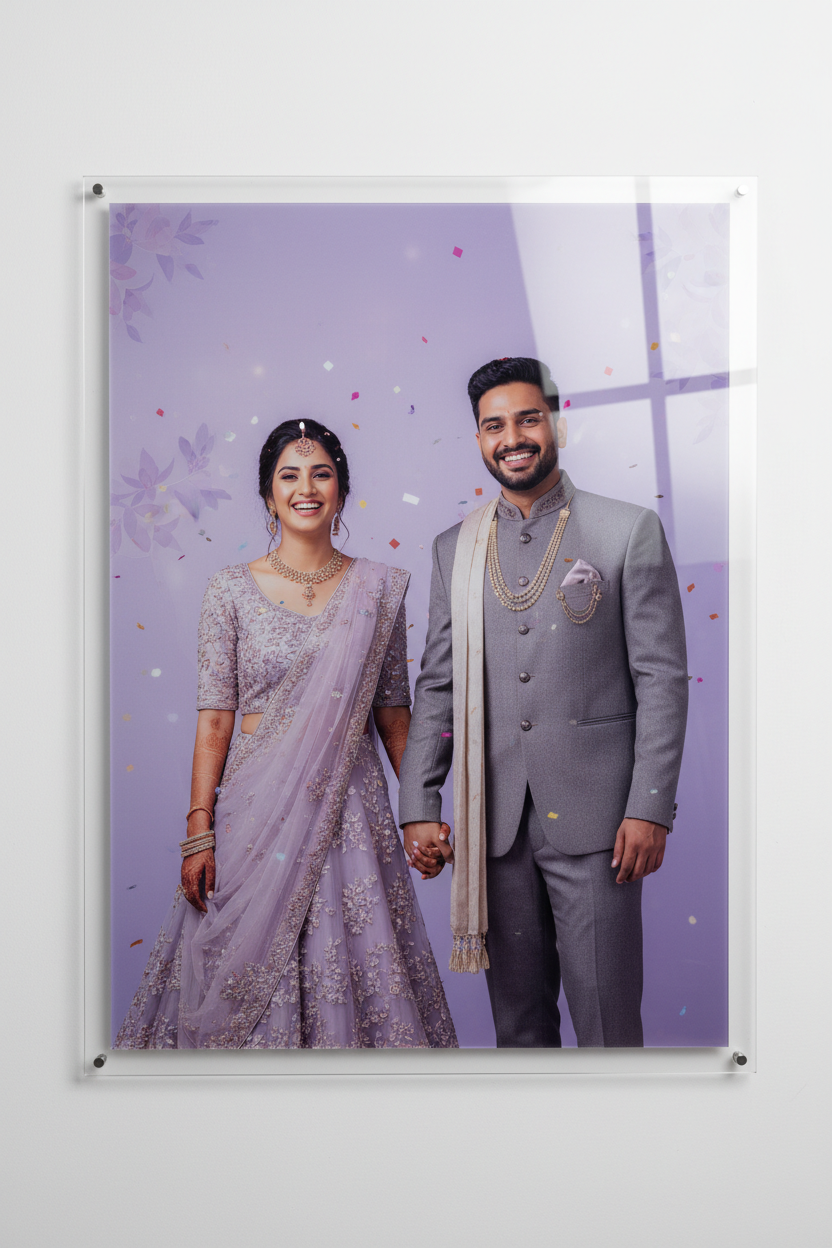 15x21 Acrylic Wall Frame Anniversary