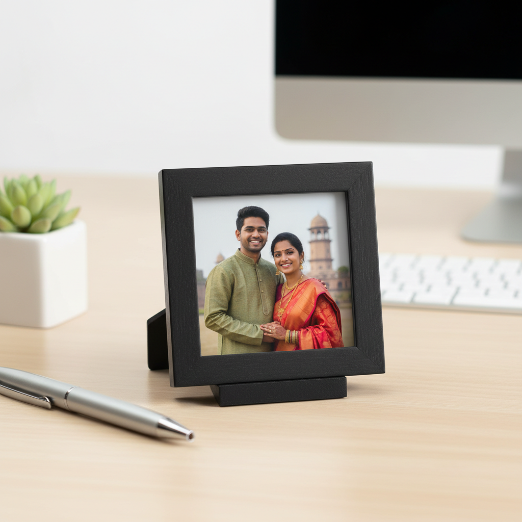 4x4 Black Desk Frame