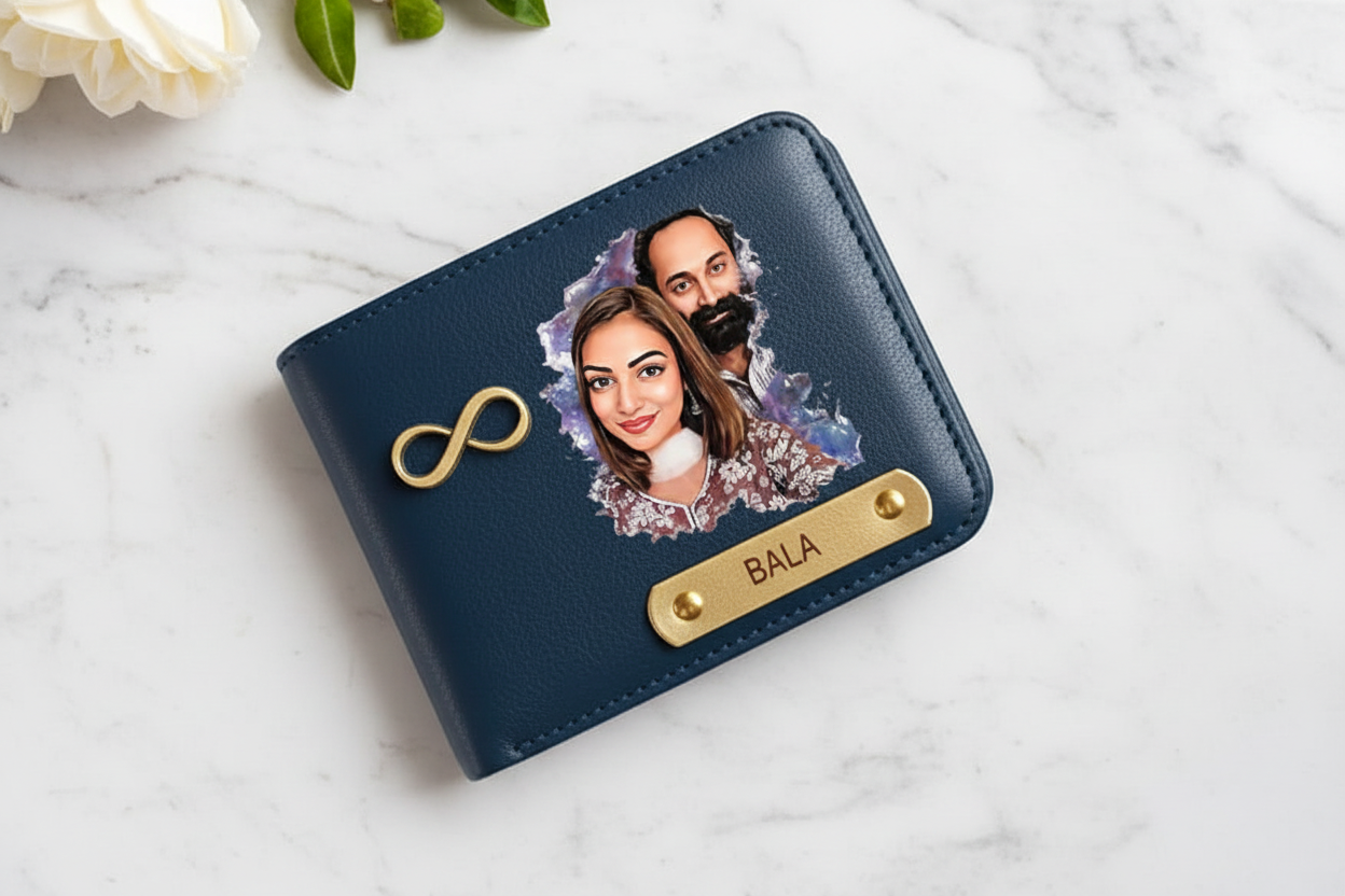 Blue Photo Wallet