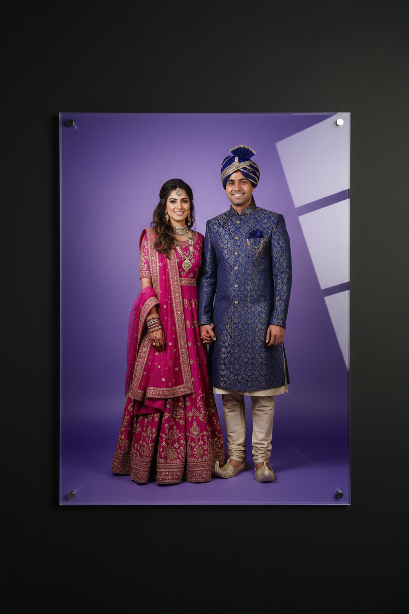 15x21 Acrylic Wall Frame Festive