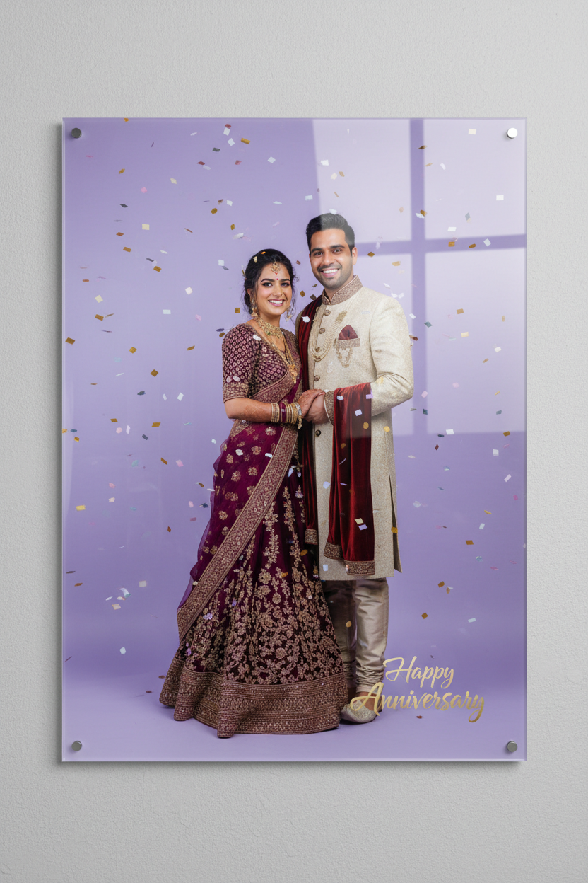 20x30 Acrylic Wall Frame Anniversary