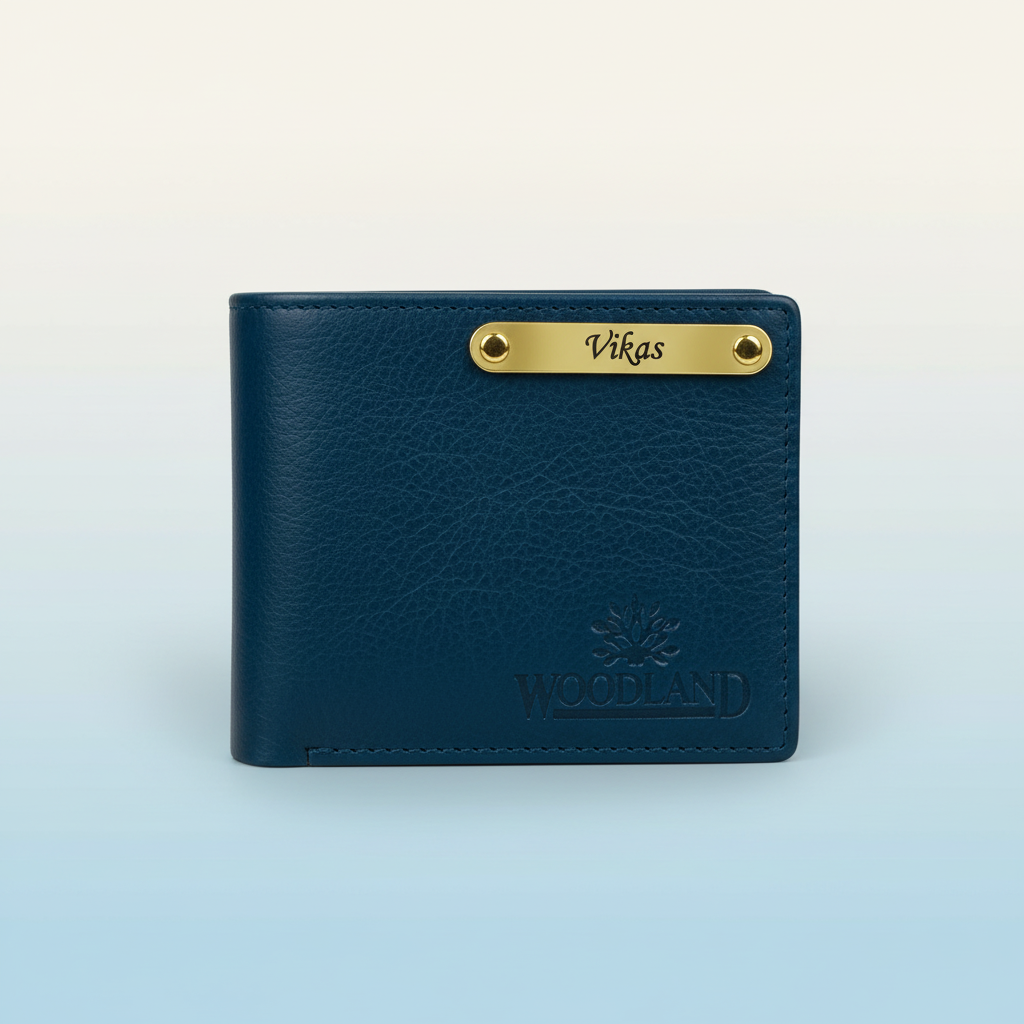 Blue Personalized Wallet