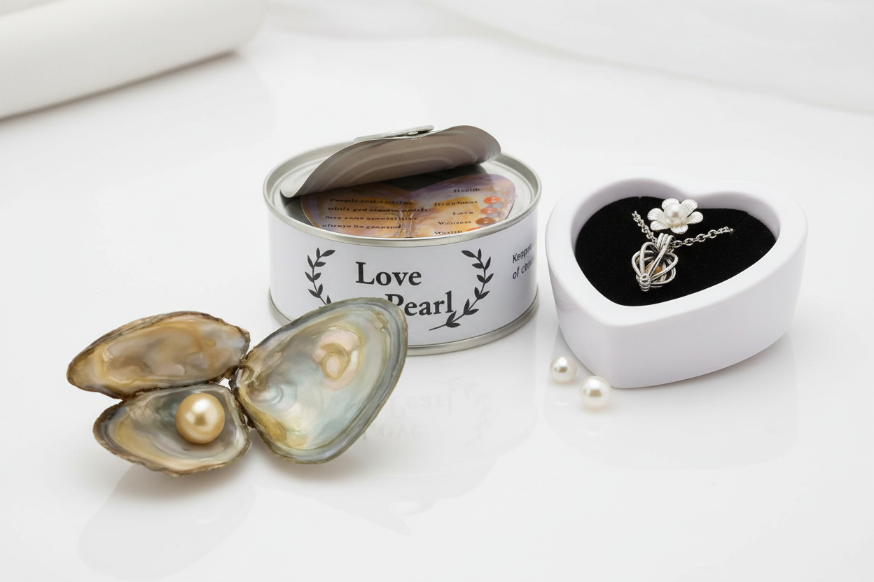 Pearl Oyster Gift Set