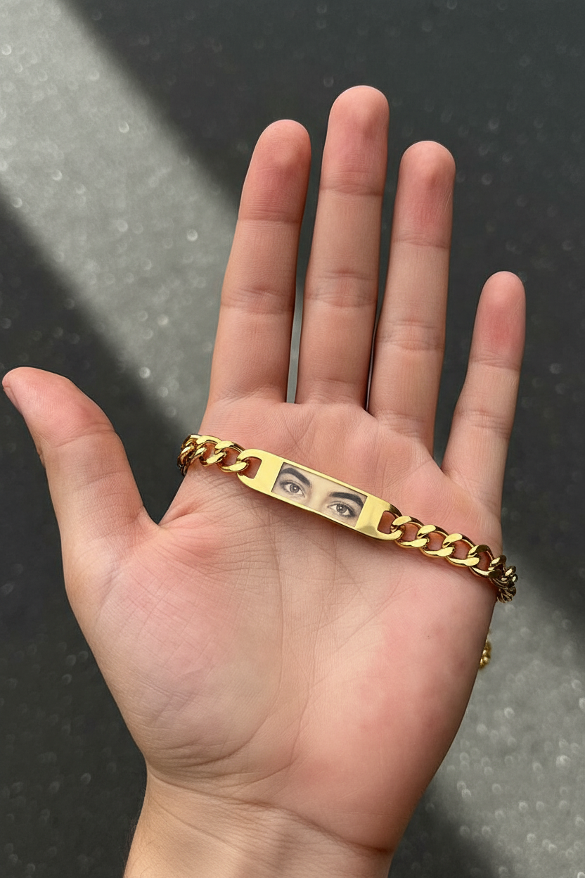 Golden Eye Bracelet - Dark Background