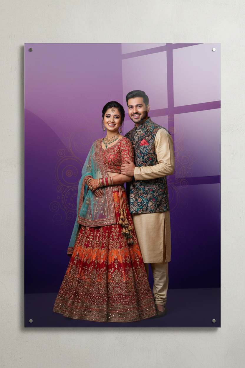 20x30 Acrylic Wall Frame Festive