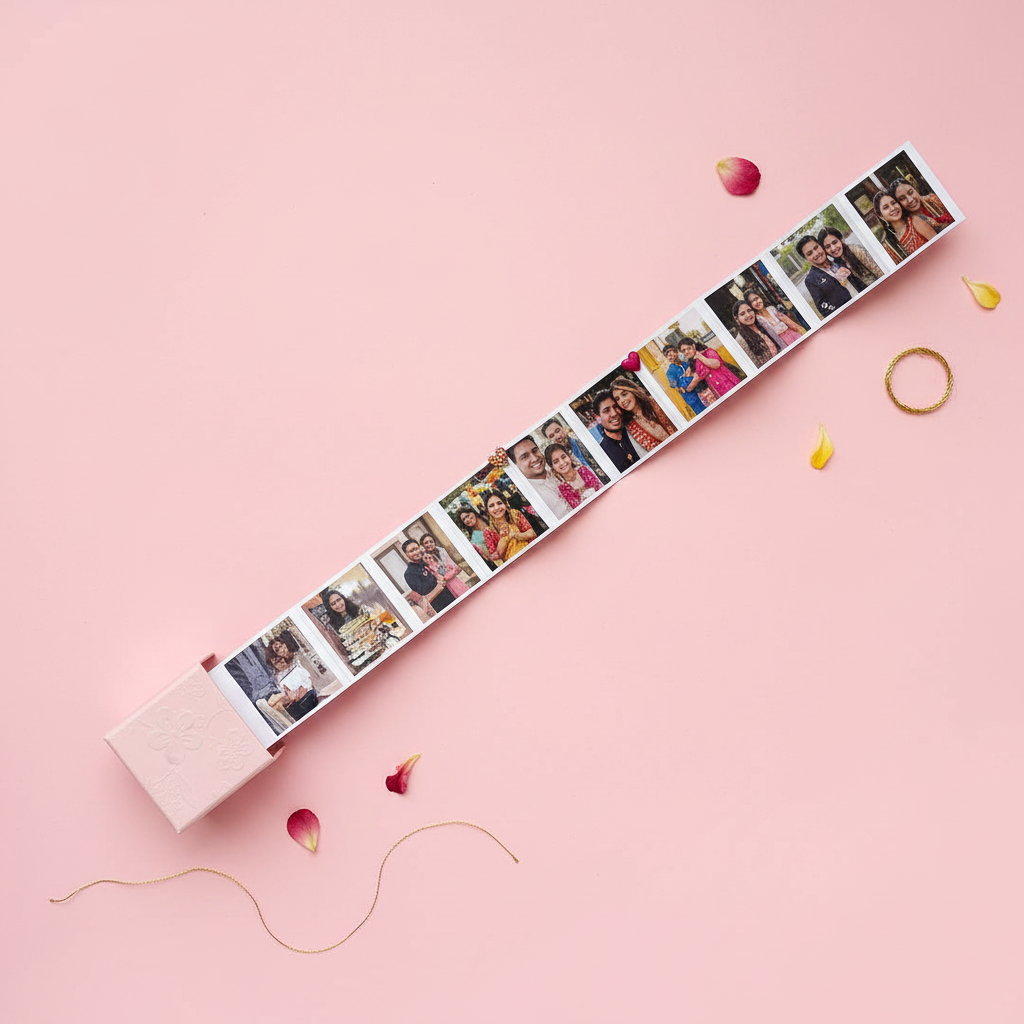 Pink Background Photo Box