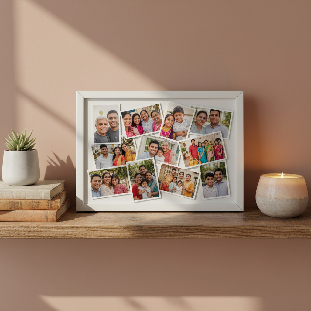 6x8 White Family Collage