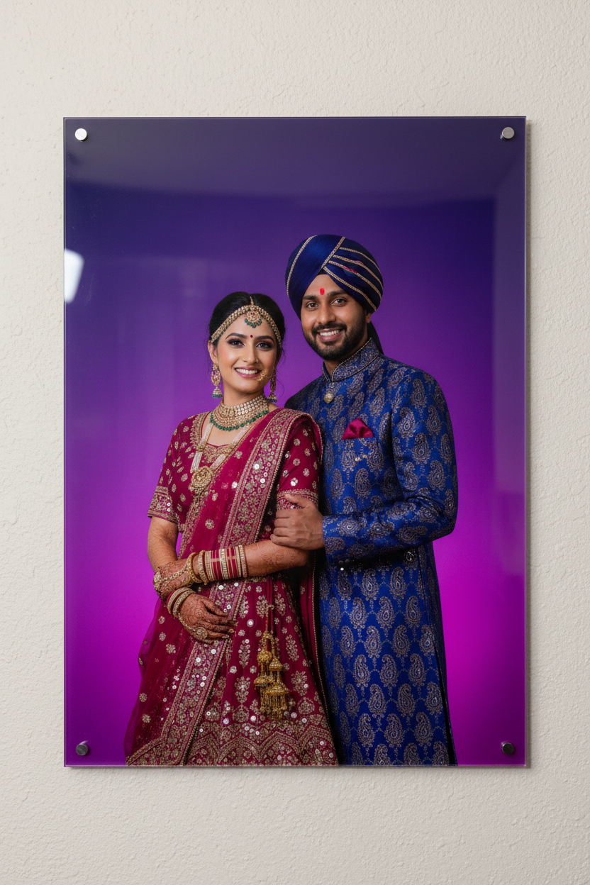 16x24 Acrylic Wall Frame Festive