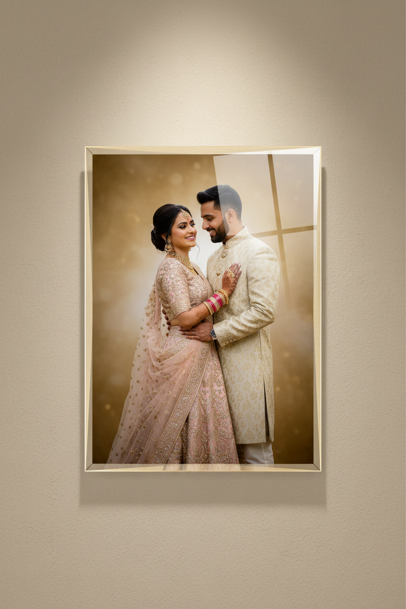 A4 Acrylic Wall Frame Pre-Wedding