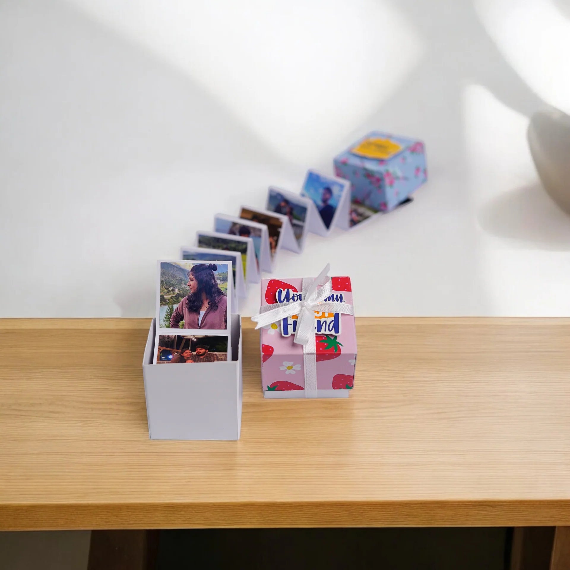 Mini Photo Box - Personalized Accordion Photo Album